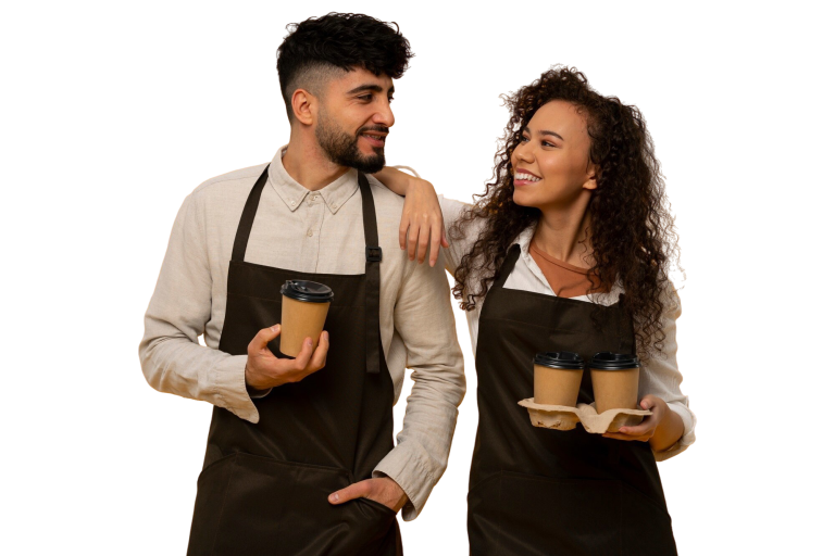 Medium Shot People Working As Barista 1